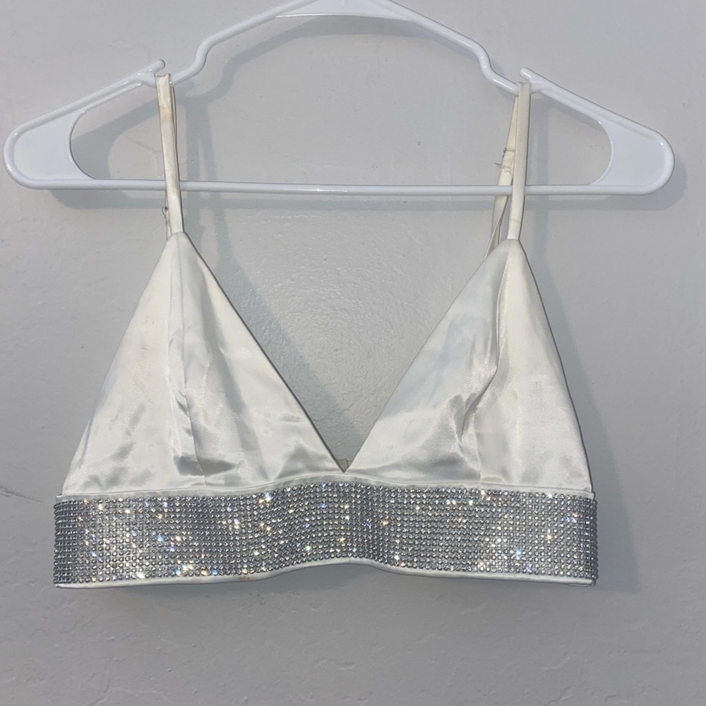 Rhinestone bralette